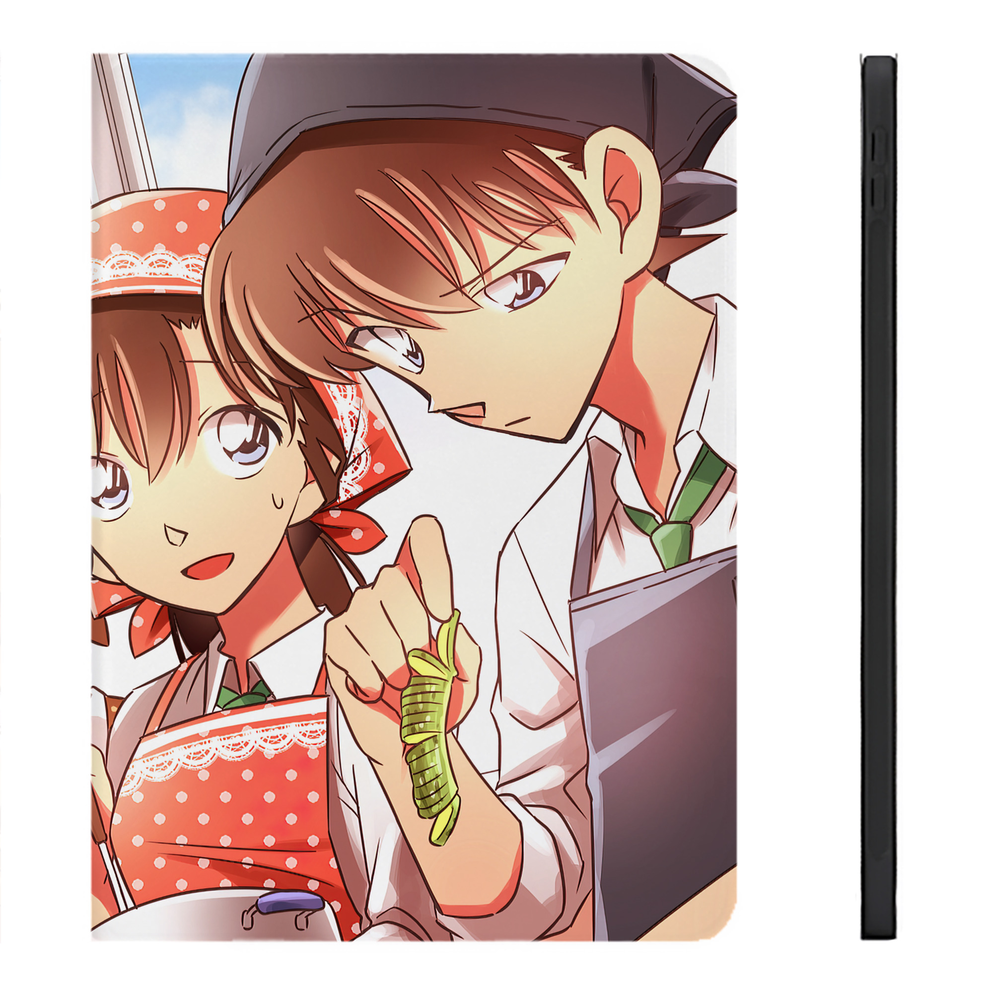 （画像用） 名探偵コナン Detective Conan IPadケース ペンホルダー付き ブックスタイルデザイン